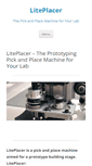 Mobile Screenshot of liteplacer.com