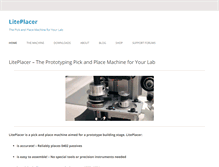 Tablet Screenshot of liteplacer.com
